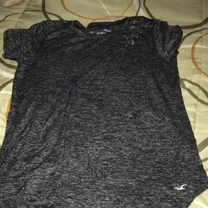 This is a gray T-shirt